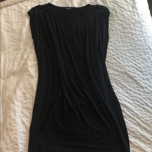 Splendid L - Perfect everyday cotton black dress